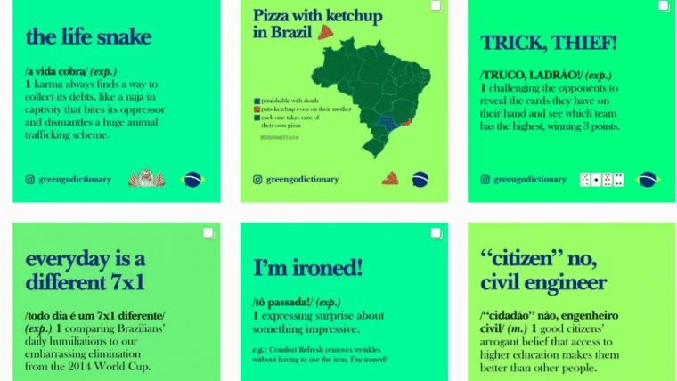 Página traduz expressões divertidas do português para o inglês